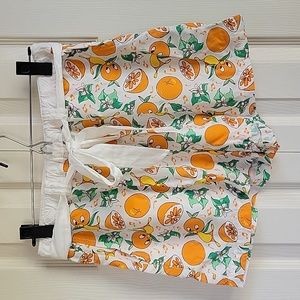 Orange Bird Disney Shorts Pockets Small